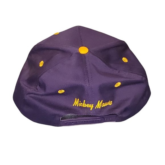 Vintage 90s Rare Goofy Hat Co. Mickey Mouse Snapback Cap in Navy NWOT - Picture 2 of 4